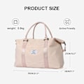 Miniatyrbilde 2 av 5: Sportresor Duffel Bag Stor gymväska for kvinner, Weekendväske Bærväske for fly, Dame Beach Bag Overnight Bag