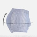Miniatyrbilde 3 av 4: Vatterte boxershorts for menn - Hofte rumpe løft forsterker underbukser XXL XXL Black