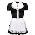 Pikkukuva 2 / 8: Cottelli Costumes: Maid-asu Musta, Valkoinen Svart, Vit M