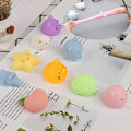 Miniatyrbild 4 av 6: 50 st Mini Stress Relief Squeeze Leksaker Färgglada Hög Elasticitet Mjuka Fidget Sensoriska Djurleksaker