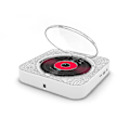 Miniatyrbild 1 av 5: Bärbar CD-spelare Bluetooth-högtalare Stereo CD-spelare LED-skärm Väggmonterbar CD-musikspelare med IR-fjärrkontroll FM-radio
