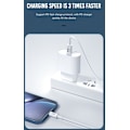 Miniatyrbillede 3 af 3: 20W 2M iPhone kabel för iPhone 11/12/13/ 14 USB-C till Lightning White