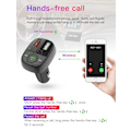 Pikkukuva 3 / 6: QC 3.0 Bluetooth FM Sändare MP3 2USB Billaddare Devia Black