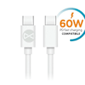 Pikkukuva 1 / 2: 60W USB-C To USB-C PD Snabbladdning kabel Samsung, iPhone15/16 White