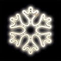 Miniatyrbillede 2 af 2: Neon LED SNOWFLAKE Batteri + USB Forever Light Multicolor