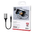 Pikkukuva 1 / 5: OTG-sovitin USB-C:stä USB:hen, lataus ja tiedonsiirto Black