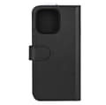 Pikkukuva 3 / 4: iPhone 14 Pro - Essentials Ekoläder 2-i-1 Löstagbart Plånboksfodral Svart Black
