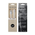 Pikkukuva 1 / 2: Beeyo USB-C 2 ampeerin lankalatauskaapeli - valkoinen White
