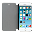 Pikkukuva 2 / 2: iPhone 6 / 6s - Eco-Läder Toppkvalitet Slim Flip Case - Brun Brown