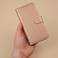 Pikkukuva 5 / 5: Xiaomi Redmi A3 4G - Book Case Fodral Mobilplånbok Guld Gold