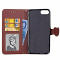 Pikkukuva 3 / 3: iPhone 7/8 - Löf Flip Case Mobiililompakko - ruskea Brown