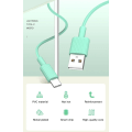 Pikkukuva 2 / 5: 2-PACK USB-C Snabbladdning 2.4A kabel för Samsung, Android -1m Multicolor
