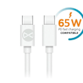 Miniatyrbillede 1 af 3: 65W USB-C To USB-C PD Snabbladdning kabel Samsung / iPhone White