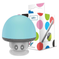 Pikkukuva 1 / 4: Langaton kannettava Bluetooth-kaiutin mikrofonilla, matkapuhelinteline Blue