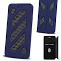 Miniatyrbild 2 av 3: iPhone 6 / 6s - Smart Solid Case Mobilplånbok - Blå Blå