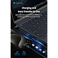 Miniatyrbild 6 av 9: 240W Devia Extreme Snabbladdning USB-C till USB-C-kabel – 2m Svart