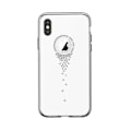 Miniatyrbillede 2 af 4: iPhone XR - DEVIA Angel Tears Series TPU Skal - Vit Transparent