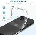 Miniatyrbillede 3 af 6: iPhone 14 - Bumper Extra Stöttåligt Slim Mjuk Skal Transparent