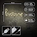 Miniatyrbillede 4 af 7: Neon LED HOME Batteri + USB Forever Light varm vit Warm white