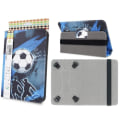 Miniatyrbillede 1 af 2: Universal Flip Case til 9-10,2" tablets - Fodbold Multicolor