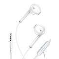 Pikkukuva 1 / 4: In-Ear langalliset kuulokkeet mikrofonilla 3,5 mm iPhone, Samsung White