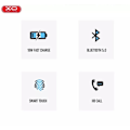 Miniatyrbillede 7 af 7: 18W hurtig biloplader med TWS Bluetooth 5.0 hovedtelefoner - hvid White