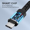 Miniatyrbild 5 av 10: USB-C till 3.5mm Audio Adapter Samsung/Andriod, iPhone 15/16 Mobiler - Svart Svart