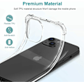 Pikkukuva 3 / 7: iPhone 16 Plus - Bumper Extra Stöttåligt Slim Mjuk Skal Transparent