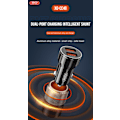 Miniatyrbild 3 av 5: Universal Billaddare Snabbladdning Dual USB 2,4A iPhone/Android Svart