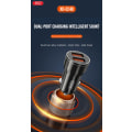 Pikkukuva 3 / 5: Universal Billaddare Snabbladdning Dual USB 2,4A iPhone/Android Black