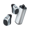 Pikkukuva 1 / 5: FOREVER TWE-200 TRUE langattomat Bluetooth-kuulokkeet latauskotelolla Silver