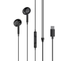 Pikkukuva 1 / 3: Apple iPhone 15/16 kompatibla USB-C In-Ear Hörlurar med Mikrofon Svart Black