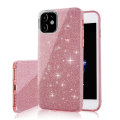 Miniatyrbild 1 av 2: iPhone X / XS - 3in1 Glitter Elegant Mjuk Skal Rosa