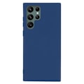 Miniatyrbild 1 av 3: Samsung Galaxy S23 Ultra - Matt TPU Mjuk Skal - mörkblå Mörkblå