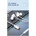 Miniatyrbild 4 av 5: USB-C / TYP-C In-Ear Hörlurar med Mikrofon iPhone 15,16 /Samsung /Android Svart