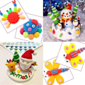 Miniatyrbild 4 av 7: 12-Pack Mjuk och Stretchy Bouncing Clay / Fluffy Slime multifärg