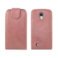 Miniatyrbillede 1 af 2: Samsung Galaxy S4 - DeLuxe Læder Taske - Pink Pink