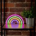 Miniatyrbillede 2 af 3: Neon LED RAINBOW batteri + USB Forever Light Multicolor
