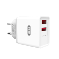 Miniatyrbillede 2 af 2: iPhone, Samsung 2,4A 2x USB Snabbladdning Väggladdare White