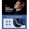 Pikkukuva 3 / 5: HAVIT Stereo On-Ear langattomat Bluetooth V5.1 -kuulokkeet AUX/TF/FM Red