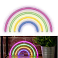 Miniatyrbillede 1 af 3: Neon LED RAINBOW batteri + USB Forever Light Multicolor