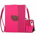 Miniatyrbillede 1 af 3: iPhone 7/8 - Löf Flip Case Mobilpung - Pink Pink