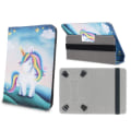Pikkukuva 1 / 2: Yleiskäyttöinen läppäkotelo 7"-8" tableteille - Unicorn Blue
