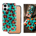 iPhone 17 - Pearl Shine Animal pattern skal - Crazy Cheetah multifärg