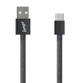 Miniatyrbillede 2 af 2: Beeyo USB-C 2Amp garnopladningskabel - Sort Black