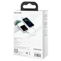 Miniatyrbillede 2 af 3: 0,25m Superior Lightning kabel til iPhone / iPad - 2,4A White