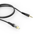 Pikkukuva 2 / 3: Universal Lightning - 3,5 mm AUX-äänikaapeli - 1 m Black