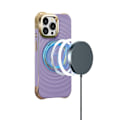 Pikkukuva 2 / 3: iPhone 16 - MagSafe-kompatibel Circle Glam Mag Skal Lila Purple