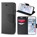 Pikkukuva 1 / 2: Huawei Y5 (2019) - Smart Fancy Flip Case Mobilplånbok - Svart Black
