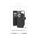 Miniatyrbillede 2 af 3: iPhone 13 Pro Max - Puro Ekoläder 2-i-1 Löstagbart Plånboksfodral Svart Black